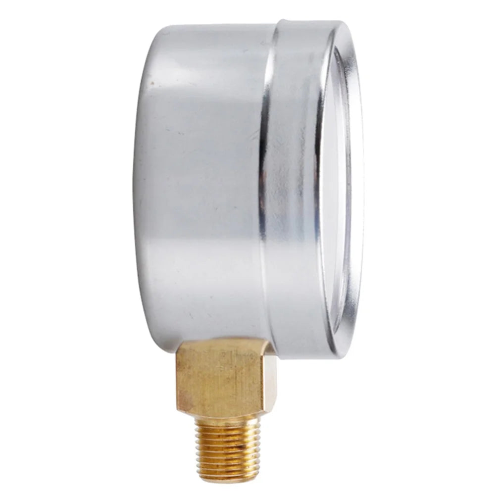 TS-Y50-1.4mpa-Y Large 50mm Dial Dual Scale Design Oil Water Pressure Gauge Stainless Steel Gas Pressure Gauge - 6