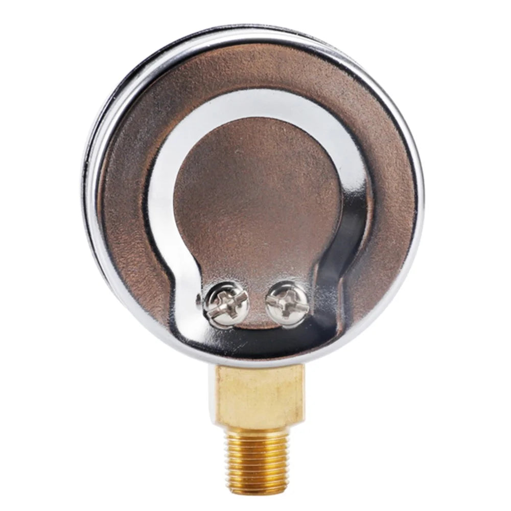 TS-Y50-1.4mpa-Y Large 50mm Dial Dual Scale Design Oil Water Pressure Gauge Stainless Steel Gas Pressure Gauge - 7