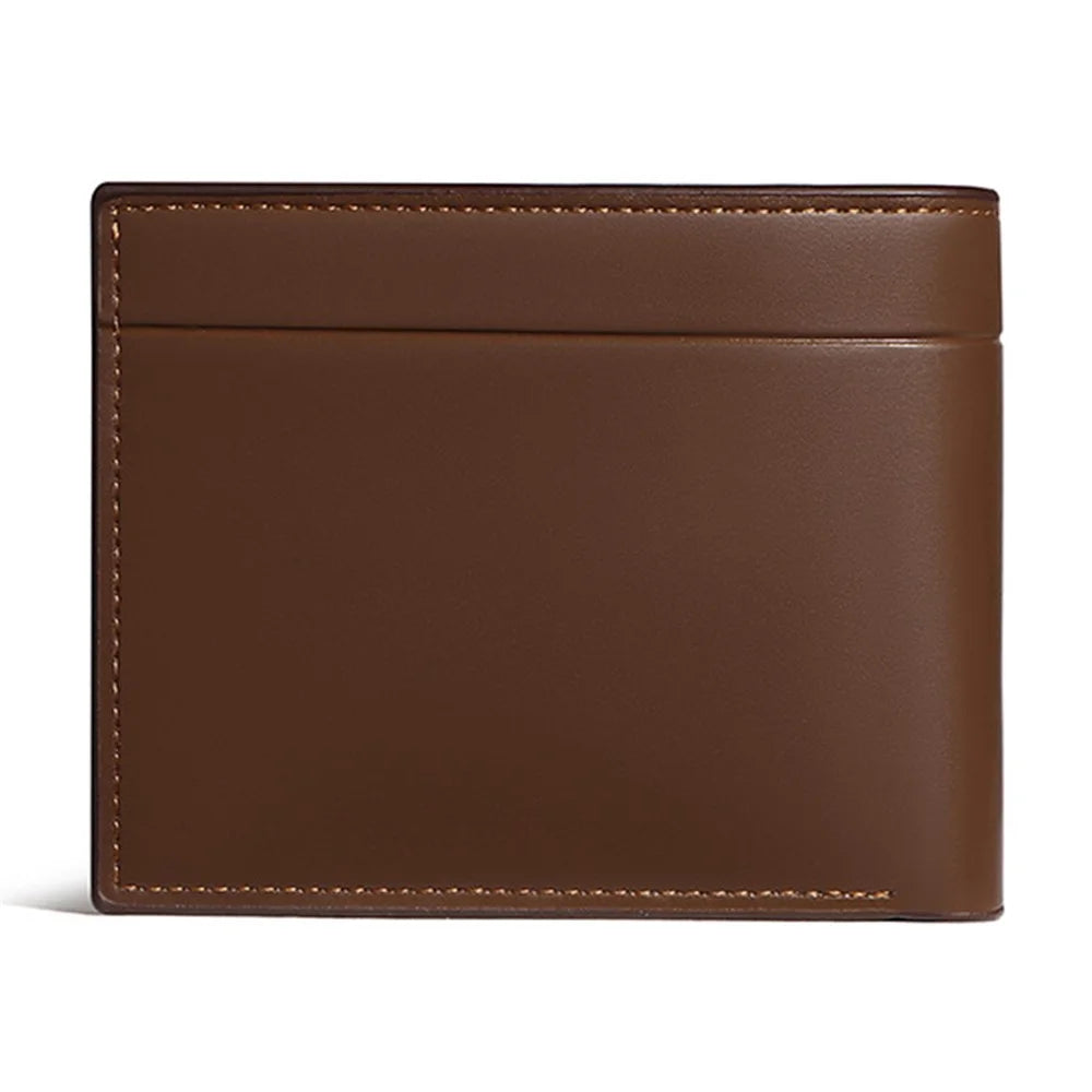 SUNICETY Men's Wallet RFID Blocking Card Storage Pouch Money Cash Coin Carrying Bag with Multiple Card Slots and Zipper Pocket - Coffee - 3