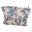 206 Chamomile Pattern Cosmetic Organizer Travel Bag Large Canvas Toiletries Women Teen Girls Makeup Storage Pouch - Purple - 1