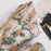 206 Chamomile Pattern Cosmetic Organizer Travel Bag Large Canvas Toiletries Women Teen Girls Makeup Storage Pouch - Purple - 3