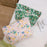 518 Flower Pattern Canvas Makeup Cosmetic Bag Travel Toiletry Organizer Storage Pouch - Pink - 4