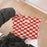 202 Elegant Grid Pattern Travel Toiletry Bag Cosmetic Carrying Bag Organizer Storage Pouch - Big Grid - 1
