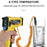 MESTEK 800C Handheld Infrared Temperature Measurer High-Precision Industrial Temp Humidity Meter Portable Thermometer with 12-Point Laser Positioning - 2