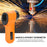 HW550 Digital LCD Infrared Thermometer Non-Contact Laser Industrial Pyrometer Temperature Gun - Orange - 2