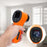 HW550 Digital LCD Infrared Thermometer Non-Contact Laser Industrial Pyrometer Temperature Gun - Orange - 3