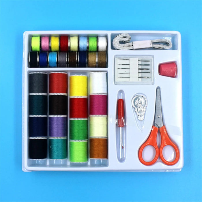 Sewing Needle Thread Kit 16-Color Threads Hand Sewing Supplies Set for Adults Beginners Sew Repair Kit - 2