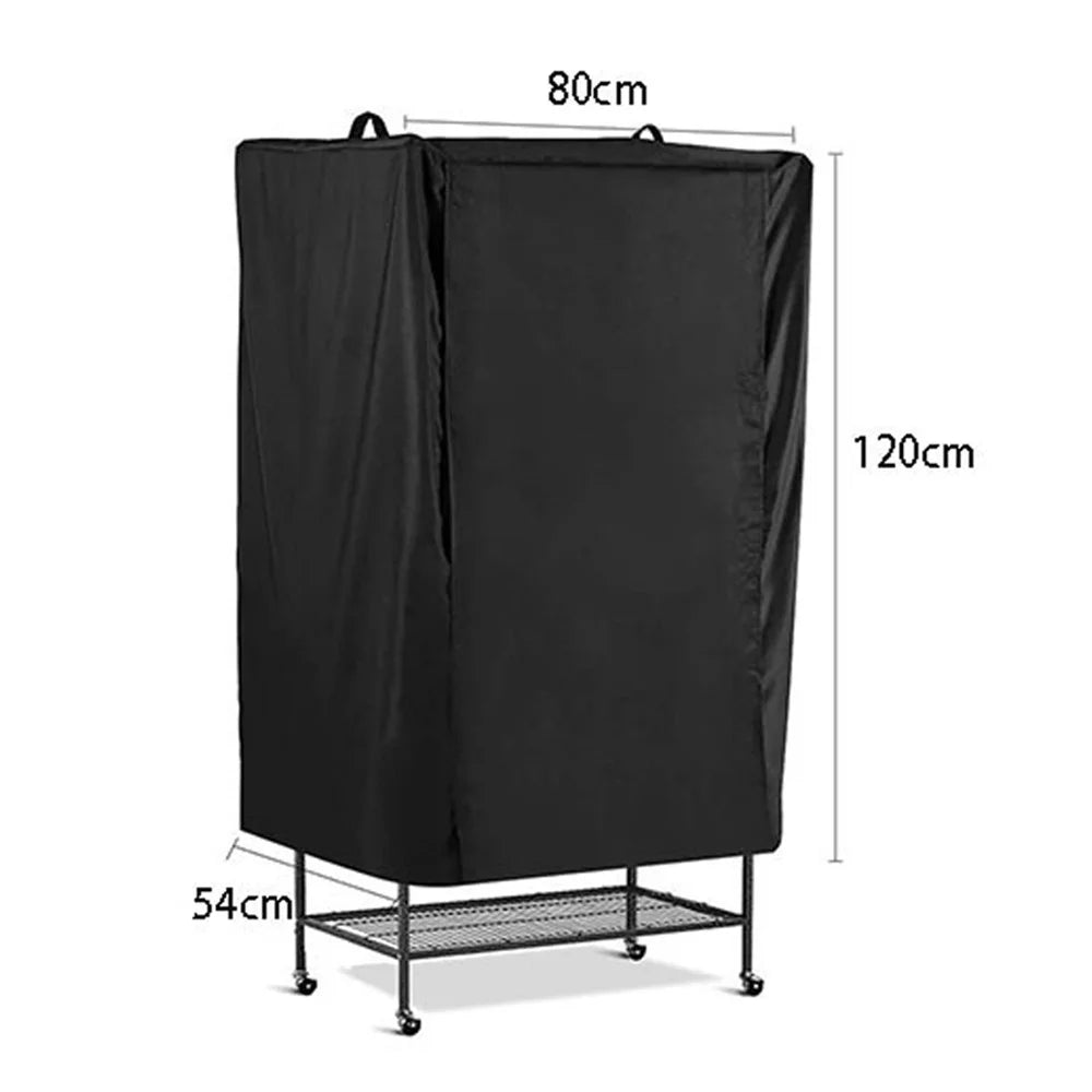 KG0210 80x54x120CM Universal Large Bird Cage Cover Black-Out Small Animal Cage Protection Cover for Pets Good Night - 5