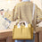 Women Canvas Tote Bag Casual Handbag Crossbody Shoulder Bag Large Capacity Mommy Pouch - Yellow - 4