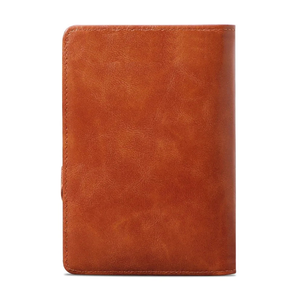 SUNICETY S3121 RFID Blocking Document Bag Waterproof Storage Pouch for Document, Bank Deposit, Passport, Cards - Brown - 2