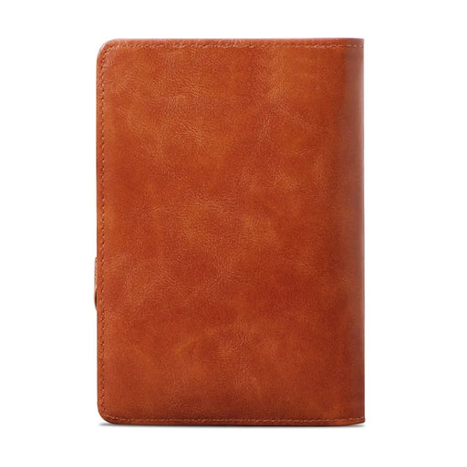 SUNICETY S3121 RFID Blocking Document Bag Waterproof Storage Pouch for Document, Bank Deposit, Passport, Cards - Brown - 2