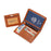 SUNICETY S3121 RFID Blocking Document Bag Waterproof Storage Pouch for Document, Bank Deposit, Passport, Cards - Brown - 4