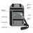 Neck-Mounted ID Card Holder Bag Patch Badge Holder Neck Lanyard Credit Card Organizer with RFID Blocking Function - Light Grey - 6