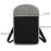 Neck-Mounted ID Card Holder Bag Patch Badge Holder Neck Lanyard Credit Card Organizer with RFID Blocking Function - Light Grey - 7
