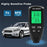HW300-MINI Coating Thickness Gauge for FE / NFE Coating Thickness Meter Digital Display Measure Device - Black - 4