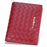 BAELLERRY NR096 Woven Pattern PU Leather Wallet for Women Zipper Coin Purse Card Holder Clutch Bag - Red - 1
