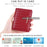BAELLERRY NR096 Woven Pattern PU Leather Wallet for Women Zipper Coin Purse Card Holder Clutch Bag - Red - 4