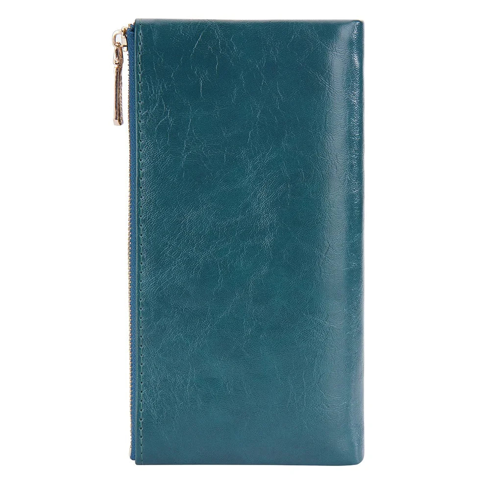 BAELLERRY N1911 Women's Multifunction Wallet PU Leather Card Storage Holder Cell Phone Pouch Long Clutch Bag - Dark Green - 4