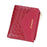 BAELLERRY NR095 Splicing Weave Design Wallet PU Leather Card Holder Small Change Coin Storage Bag - Red - 5