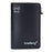 BAELLERRY K9301 RFID Blocking Automatic Pop Up Card Holder Litchi Texture Leather Zinc Alloy Credit Card Case - Black - 2
