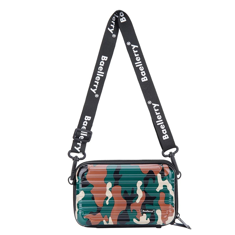 BAELLERRY N1207 Women's Shoulder Bag Camouflage Style Crossbody Bag Phone Wallet Carrying Pouch - Green - 2