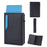 BAELLERRY K9305 Litchi Texture Card Holder Pouch PU Leather Card Storage Bag Easy Push Up - Black - 1