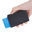 BAELLERRY K9305 Litchi Texture Card Holder Pouch PU Leather Card Storage Bag Easy Push Up - Black - 3