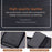 BAELLERRY K9305 Litchi Texture Card Holder Pouch PU Leather Card Storage Bag Easy Push Up - Black - 6