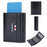 BAELLERRY D9212 RFID Blocking Credit Card ID Card Holder Case Easy Pop-up Slim Card Pouch Wallet - Black - 1