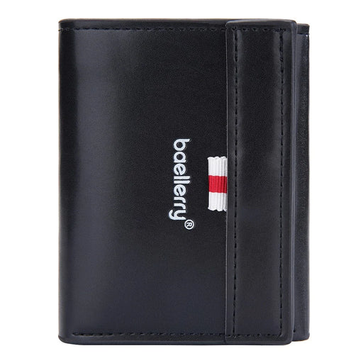 BAELLERRY D9212 RFID Blocking Credit Card ID Card Holder Case Easy Pop-up Slim Card Pouch Wallet - Black - 2
