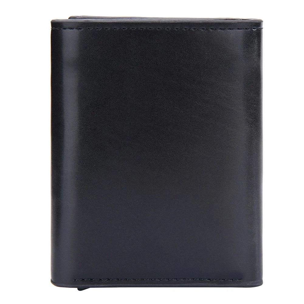 BAELLERRY D9212 RFID Blocking Credit Card ID Card Holder Case Easy Pop-up Slim Card Pouch Wallet - Black - 3