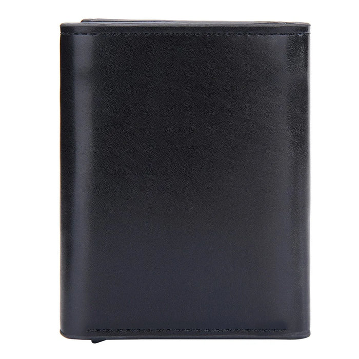BAELLERRY D9212 RFID Blocking Credit Card ID Card Holder Case Easy Pop-up Slim Card Pouch Wallet - Black - 3