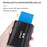 BAELLERRY D9212 RFID Blocking Credit Card ID Card Holder Case Easy Pop-up Slim Card Pouch Wallet - Black - 6