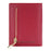 BAELLERRY NR097 Folding Zipper Short Wallet PU Leather Small Coin Purses Multiple Card Holder - Red - 3