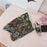 Cosmetic Bag Flower Pattern Canvas Makeup Bag Travel Toiletry Accessories Pouch Organizer - Colorful Flower - 3