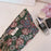 Cosmetic Bag Flower Pattern Canvas Makeup Bag Travel Toiletry Accessories Pouch Organizer - Colorful Flower - 4