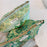 Beautiful Pattern Makeup Bag Travel Toiletry Organizer Pouch Canvas Cosmetic Bag - Green Flower - 7