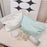 Embossment Makeup Bag Zipper Cosmetic Pouch Large Travel Canvas Organizer Bag - Blue - 6