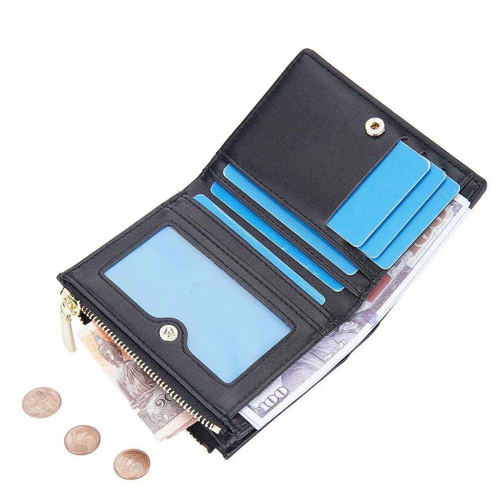 BAELLERRY DR100 PU Leather Wallet for Men Business Style Clutch Bag Card Holder Zipper Coin Purse - Coffee - 3