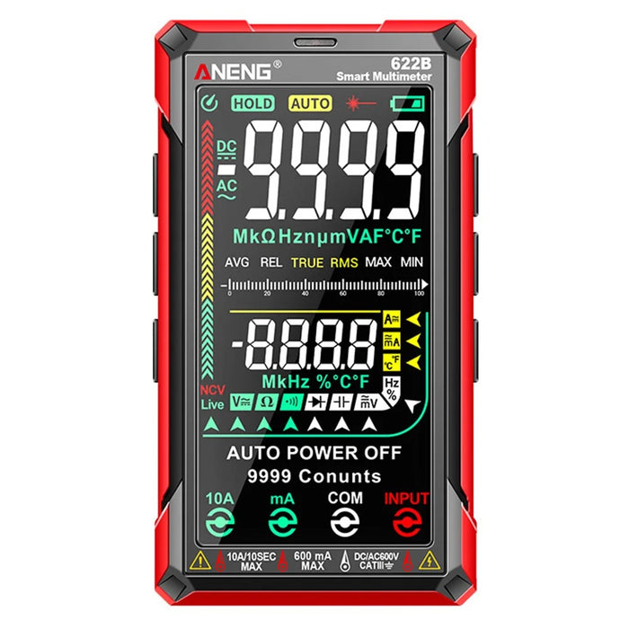 ANENG 622B Touch Screen Multimeter Smart Anti-Burn Digital High Precision Multimeter with LED Light - 1