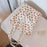 Floral Pattern Cotton+Canvas Bag Large Capacity Women Shoulder Bag for Shopping Office School - White / Orange Small Flower - 3
