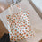 Floral Pattern Cotton+Canvas Bag Large Capacity Women Shoulder Bag for Shopping Office School - White / Orange Small Flower - 4