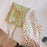 Floral Pattern Cotton+Canvas Bag Large Capacity Women Shoulder Bag for Shopping Office School - White / Orange Small Flower - 6