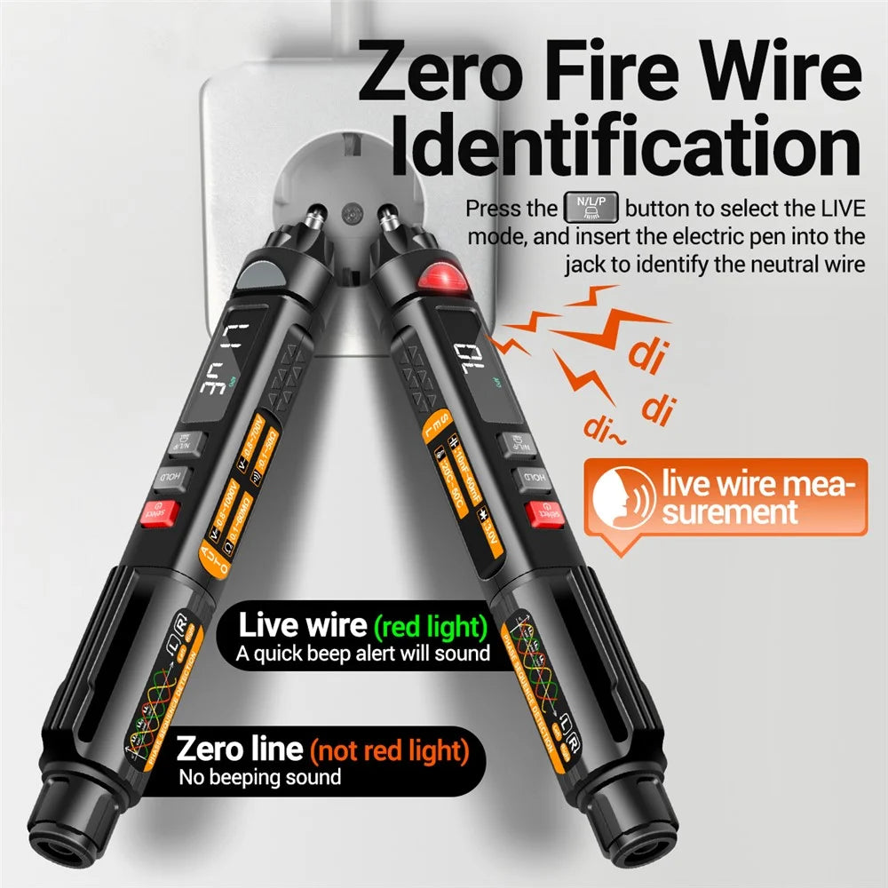 ANENG A3009 Multifunction Handheld Digital Multimeter Voice Broadcast Portable Pen Tester - 5