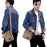 Stylish Men Canvas Messenger Bag Multi-pocket Single Shoulder Crossbody Bag - Khaki - 2