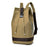 Canvas Hiking Backpack Camping Teenager Rucksack Shoulders Bag for School Weekend Travel, Size: L - Khaki - 1