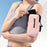 Cell Phone Armband for 6.8'' Phone PU Leather + Polyester Sweatproof Sports Arm Pouch Bag with Adjustable Elastic Band - Pink - 2