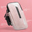 Cell Phone Armband for 6.8'' Phone PU Leather + Polyester Sweatproof Sports Arm Pouch Bag with Adjustable Elastic Band - Pink - 5