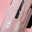 Cell Phone Armband for 6.8'' Phone PU Leather + Polyester Sweatproof Sports Arm Pouch Bag with Adjustable Elastic Band - Pink - 7