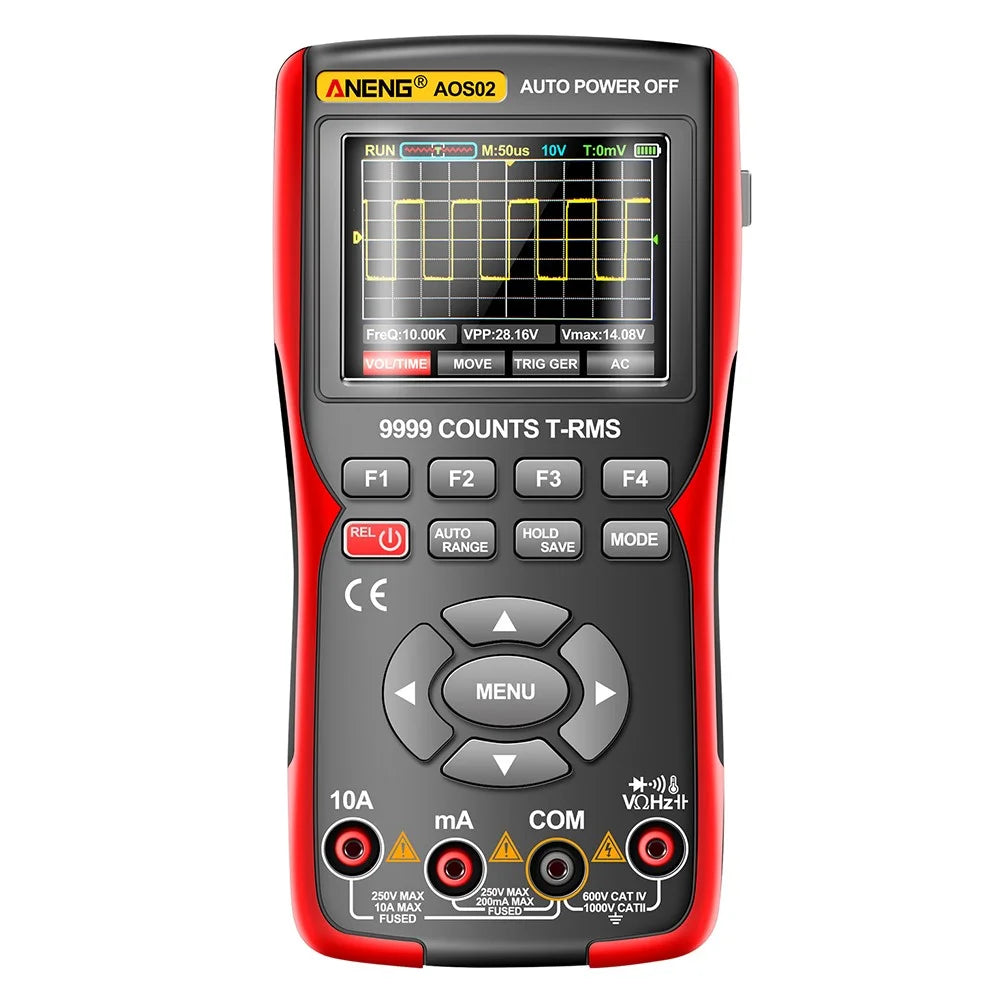 ANENG AOS02 Dual Mode Oscilloscope Multimeter Handheld Color Screen Digital Tester 2-in-1 Auto Repair Multimeter - 1